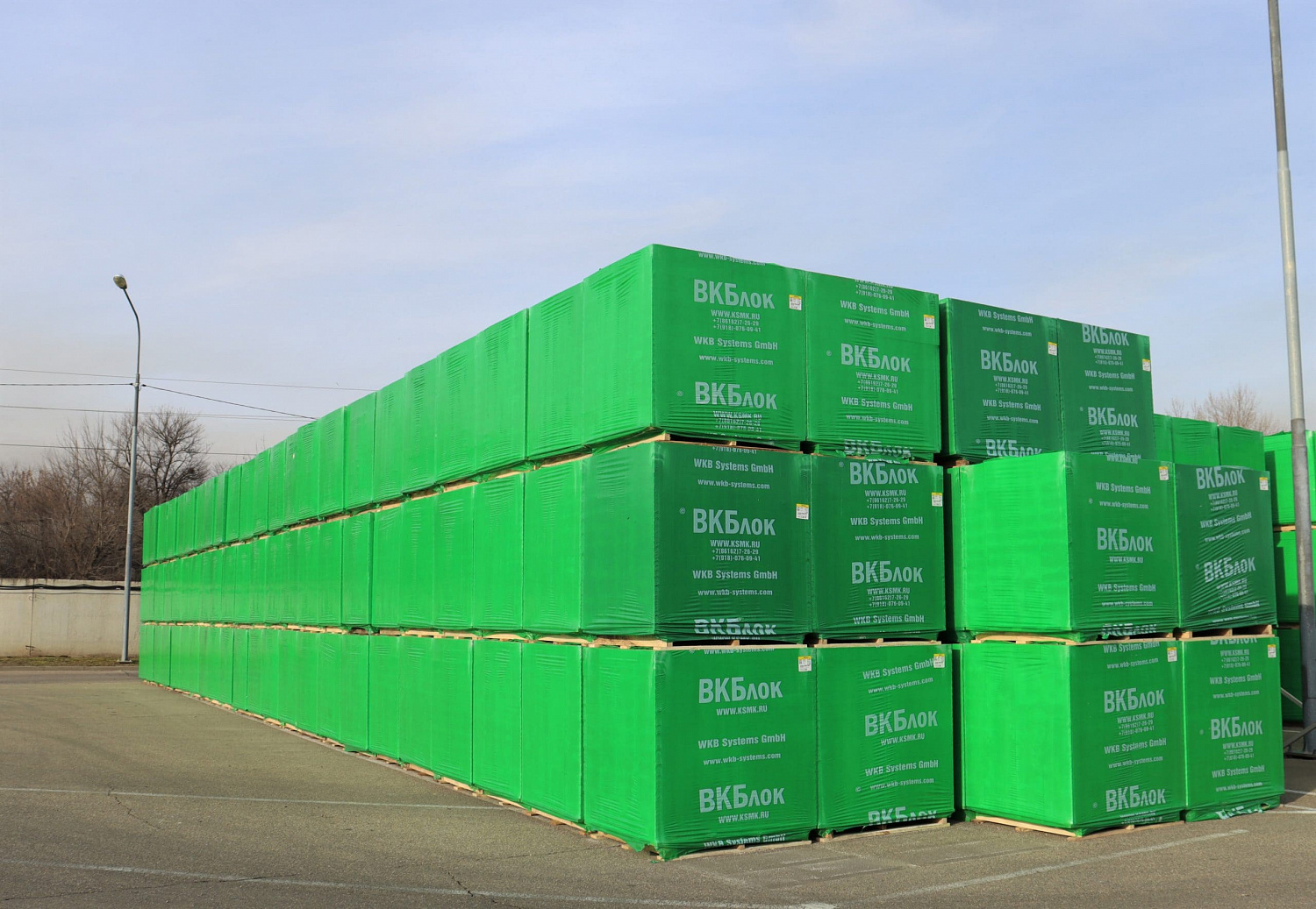 Газобетонные блоки ВКБлок D500 625х400х250 стеновые