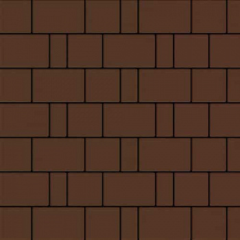 Тротуарная плитка Steinrus Бельпассо Коричневая 40 мм